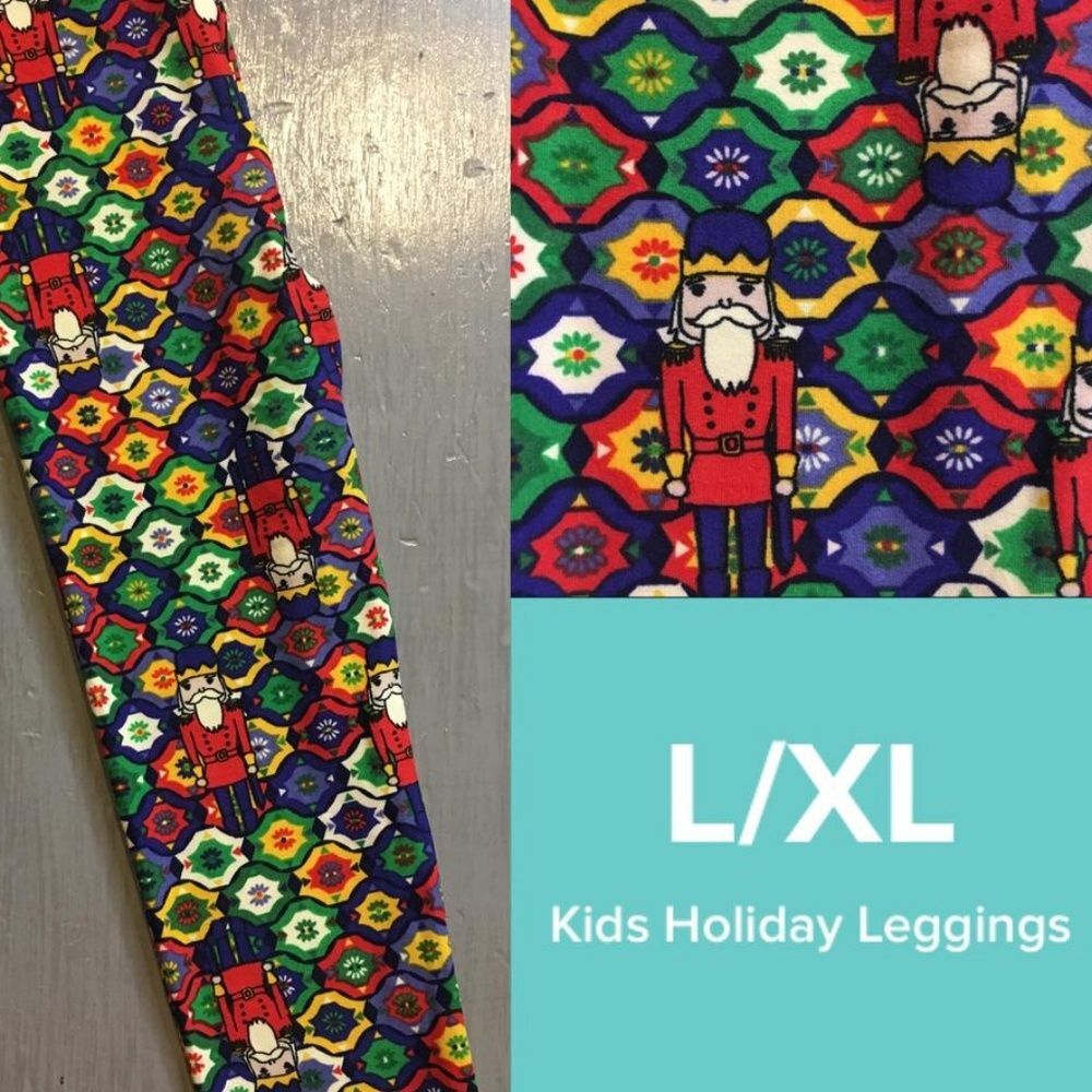 LuLaRoe Holiday Kids Leggings
